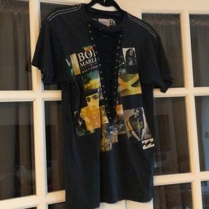 Lace Up Tee - Bob Marley